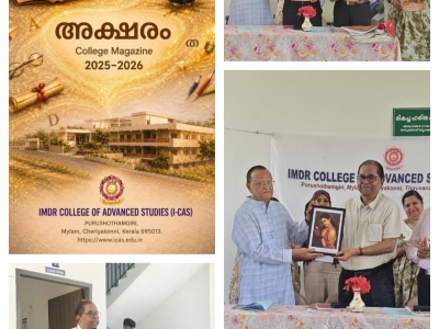 The official release of the magazine of IMDR College of Advanced Studies (I-CAS)